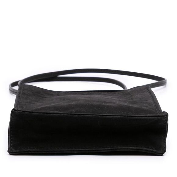 Pre Loved The Row Vintage TR129 Minimalist Crossbody Bag Women Black Crossbody - Picture 3 of 6